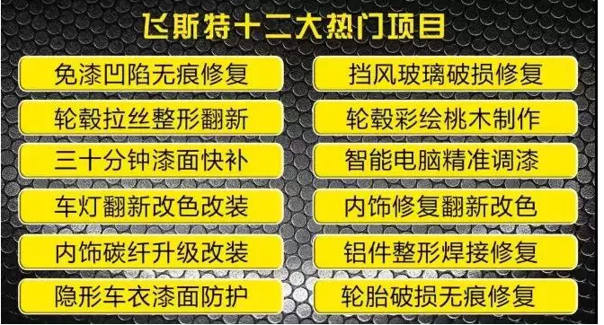 飛斯特十二大專業技術培訓