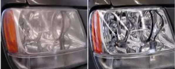 汽車大燈翻新修復效果