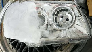 【汽車大燈表面輕微劃傷處理，專用工具輕松搞定】