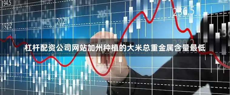 杠杆配资公司网站加州种植的大米总重金属含量最低